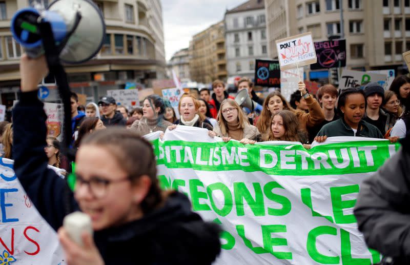 Fridays For Future climate march in Lausanne