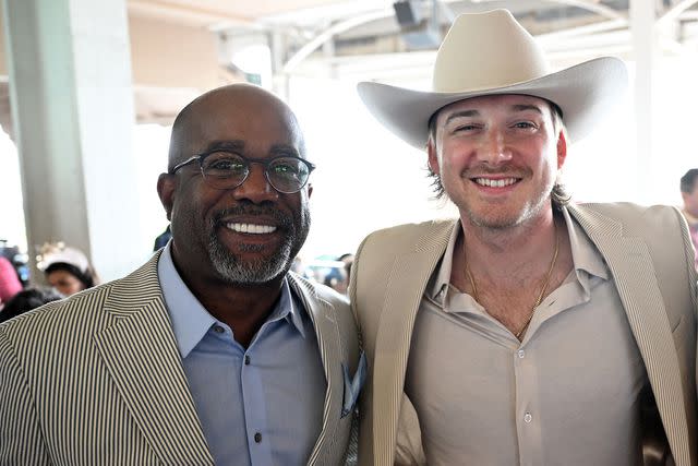 <p>Stephen J. Cohen/Getty</p> Darius Rucker and Morgan Wallen