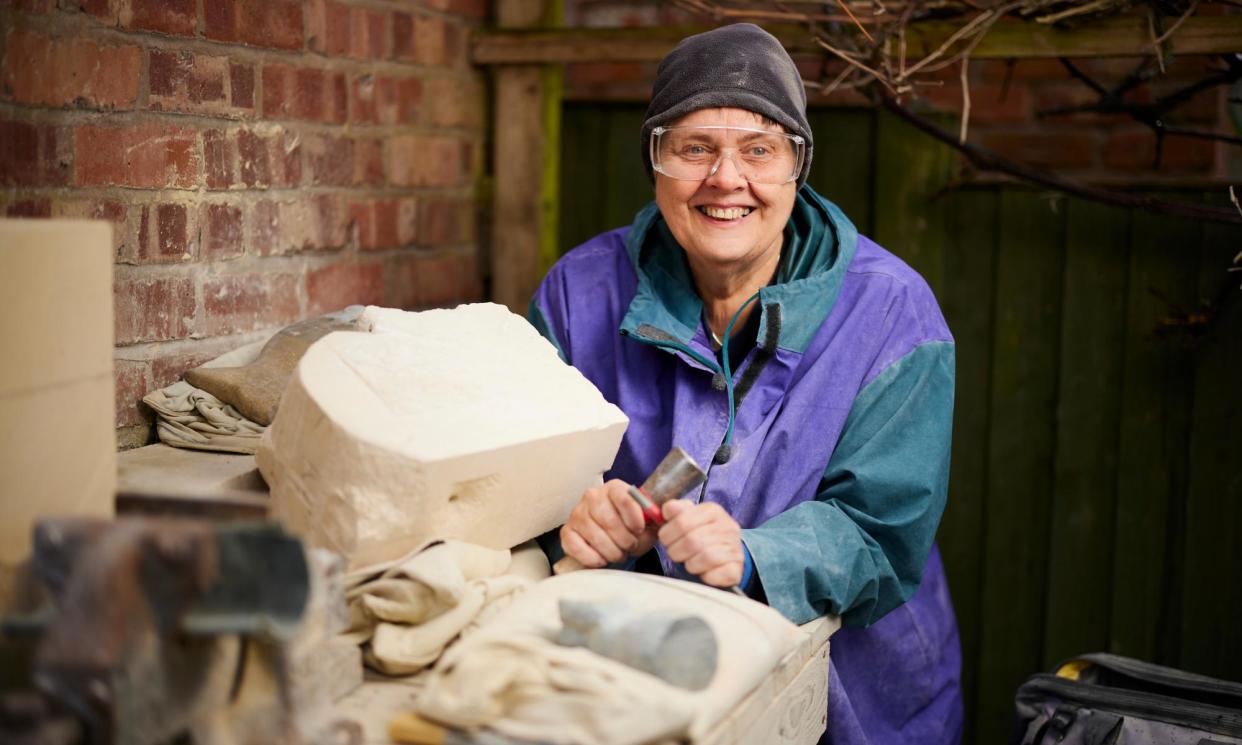 <span>Ane Freed-Kernis: ‘Nothing makes you feel better than hitting a piece of stone really hard.’</span><span>Photograph: Christopher Thomond/The Guardian</span>