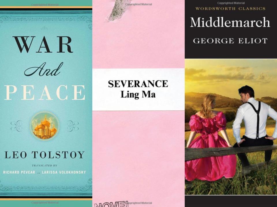 books to read while quarantined war and peace severance middlemarch