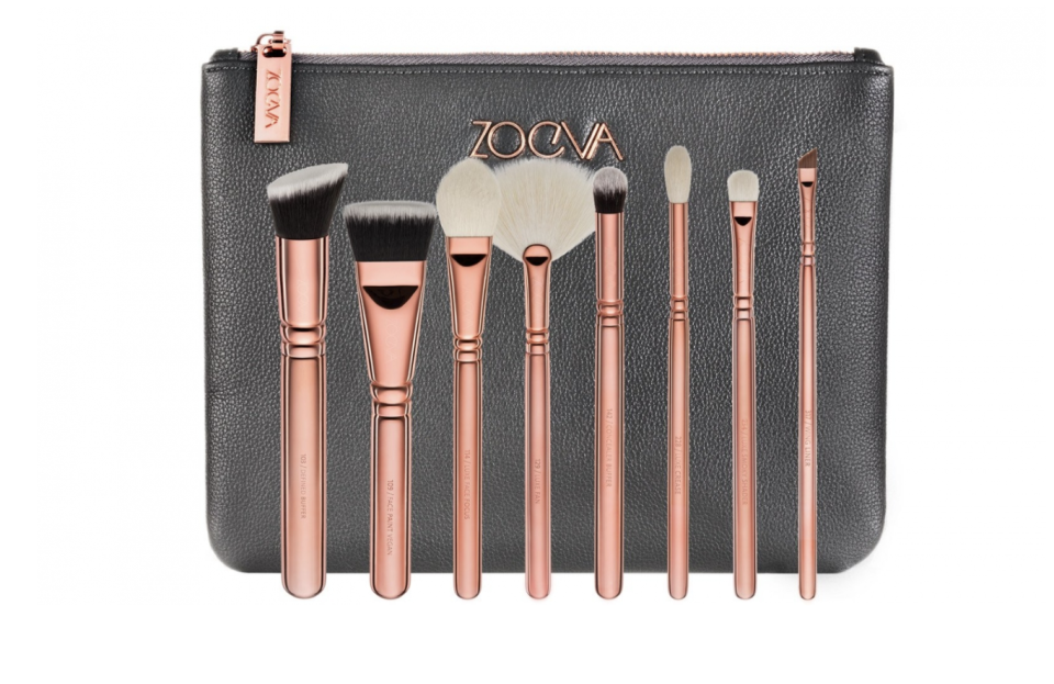 <p>Could you think of any more festive looking makeup brushes? <a rel="nofollow noopener" href="https://www.zoevacosmetics.com/australia1/261/rose-golden-luxury-set-vol.-3" target="_blank" data-ylk="slk:Zoeva, $135.00;elm:context_link;itc:0;sec:content-canvas" class="link ">Zoeva, $135.00</a> </p>