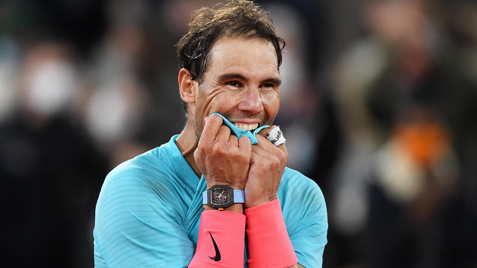 Rafael Nadal cruised past Novak Djokovic to win his 13th French Open title earlier this month. (Photo by Shaun Botterill/Getty Images)