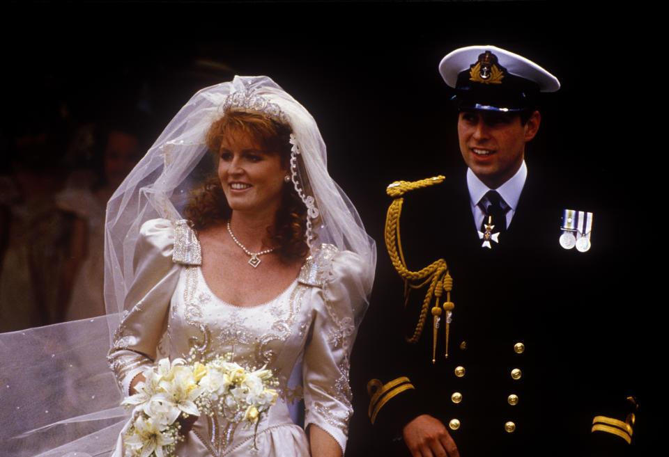 34 años de la boda de Sarah Ferguson y el príncipe Andrés