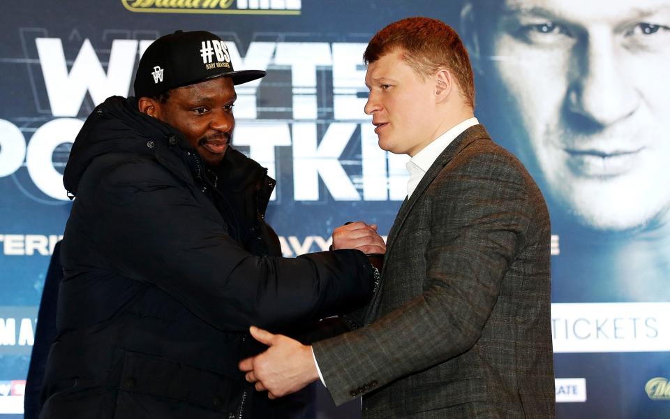 Dillian Whyte vs Alexander Povetkin 2 date when what time uk tv channel odds how watch livestream - PA