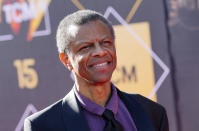 Phil LaMarr, a cast member in "Pulp Fiction," poses at a 30th anniversary screening of the film on the opening night of the TCM Classic Film Festival at the TCL Chinese Theatre, Thursday, April 18, 2024, in Los Angeles. (AP Photo/Chris Pizzello)