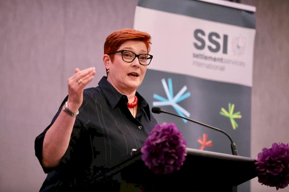 澳洲外交部長潘恩(Marise Payne)。(Marise Payne FB)