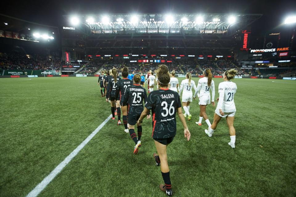 Portland Thorns vs NC Courage.