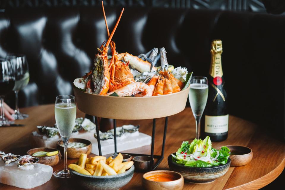 And although we're totally here for the red meat... for the first time, The Meat & Wine Co will introduce a wide range of seafood items, including, a bold and generous Crustacean Platter accompanied by a selection of white wines to enhance the experience.