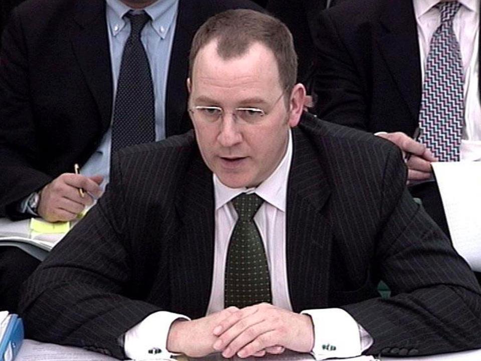 Group Chief Executive at Royal and Sun Alliance, Andy Haste appears in front of the Treasury Select Committee at the House of Commons, London. Today is the second session within the committee's inquiry into restoring confidence in long-term savings which has been devoted to endowment mortgages.