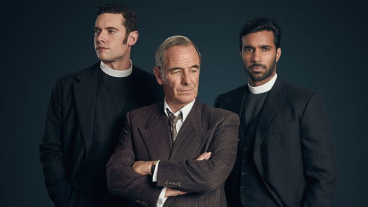 The cast of Grantchester.
