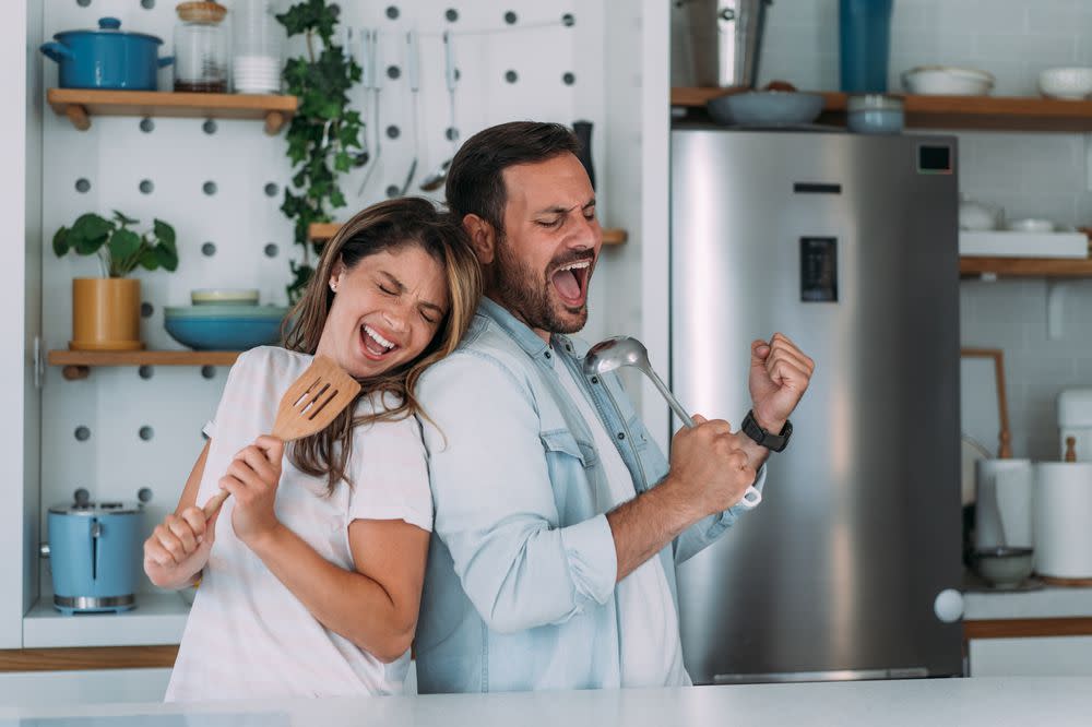 Fun in the kitchen.