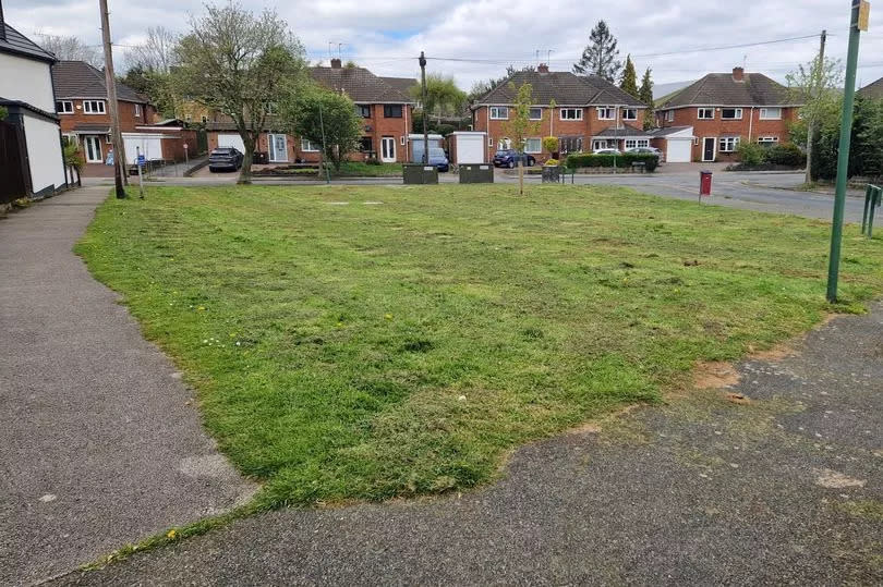 The green space residents fear could become a car park for HMOs.