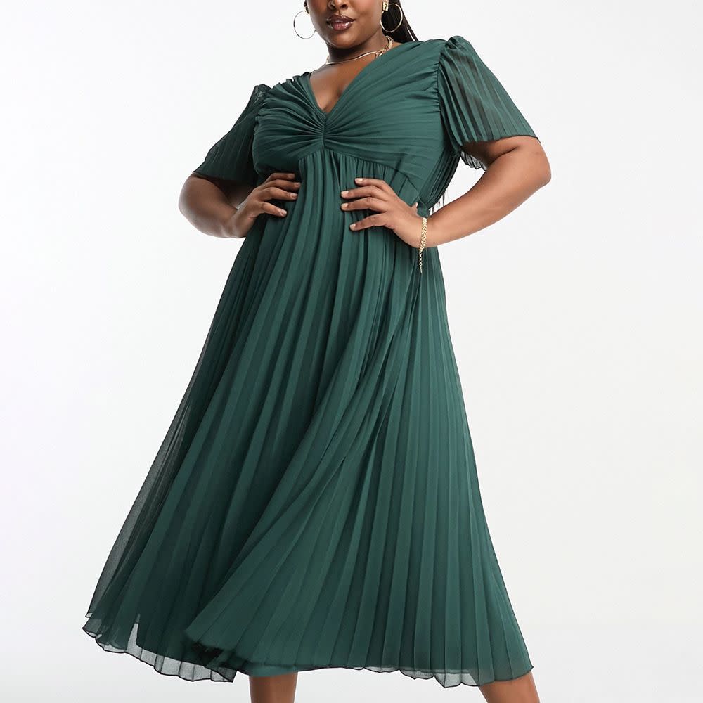 <p><a href="https://go.redirectingat.com?id=74968X1596630&url=https%3A%2F%2Fwww.asos.com%2Fus%2Fasos-curve%2Fasos-design-curve-pleated-bodice-flutter-sleeve-pleat-midi-dress-in-pine-green%2Fprd%2F204540313&sref=https%3A%2F%2Fwww.elle.com%2Ffashion%2Fshopping%2Fa43826027%2Fbest-plus-size-clothing-stores%2F" rel="nofollow noopener" target="_blank" data-ylk="slk:Shop Now;elm:context_link;itc:0;sec:content-canvas" class="link rapid-noclick-resp">Shop Now</a></p><p>Pleated Bodice Flutter Sleeve Pleat Midi Dress</p><p>us.asos.com</p><p>$69.99</p>