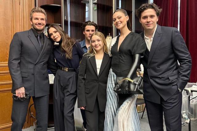 Victoria and David Beckham Nail His-and-Hers Suits