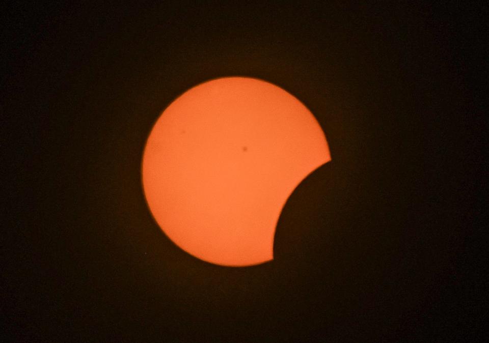 Views of the 2024 solar eclipse from Titusville, FL April 8, 2024. Craig Bailey/FLORIDA TODAY via USA TODAY NETWORK