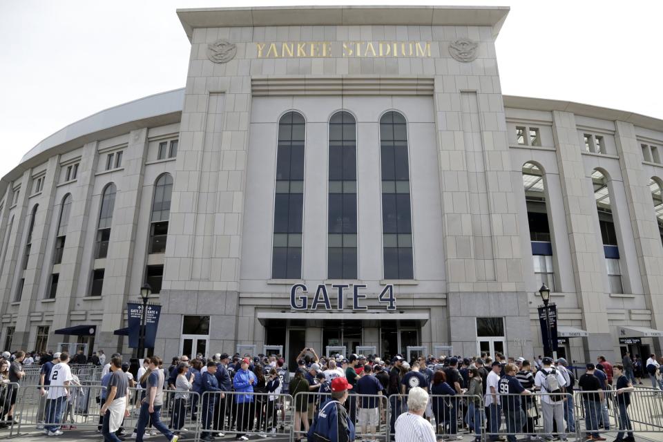 The Yankees' attendance is down about 3,800 per game from last season. (AP)