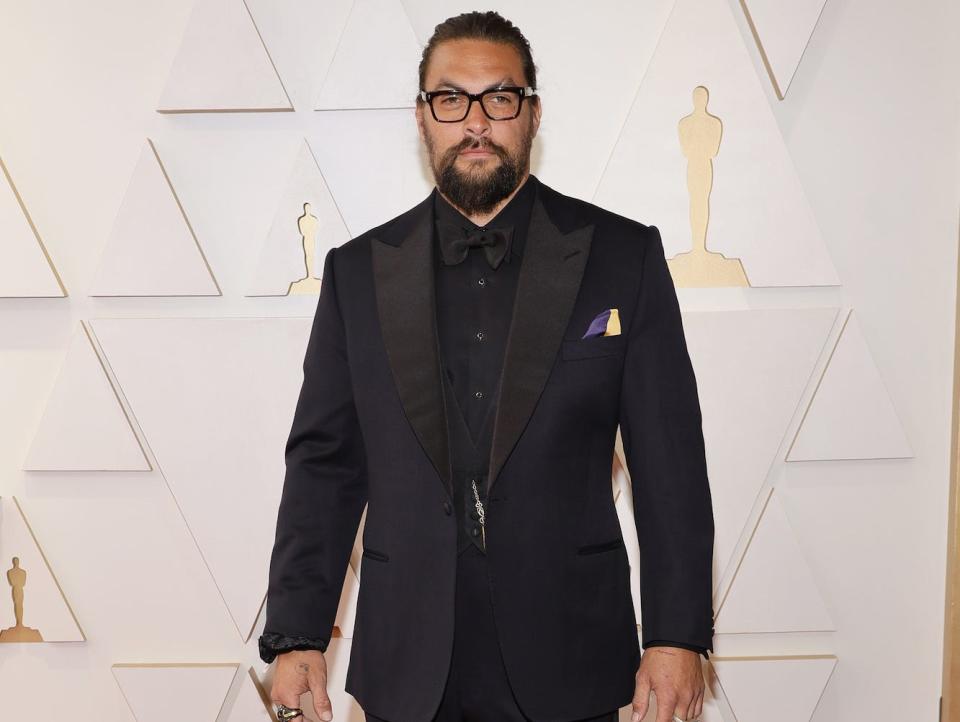 Jason Momoa at the 2022 Oscars.