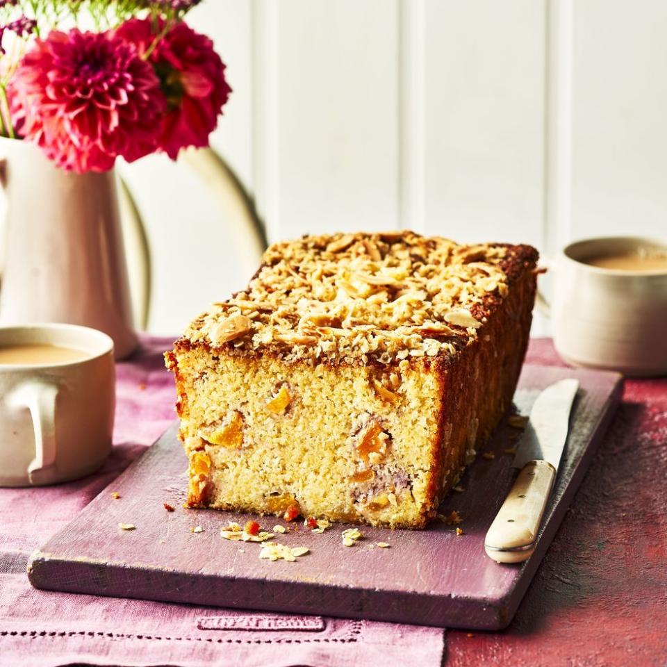 best loaf cake recipes gluten free peach and almond crumble loaf cake