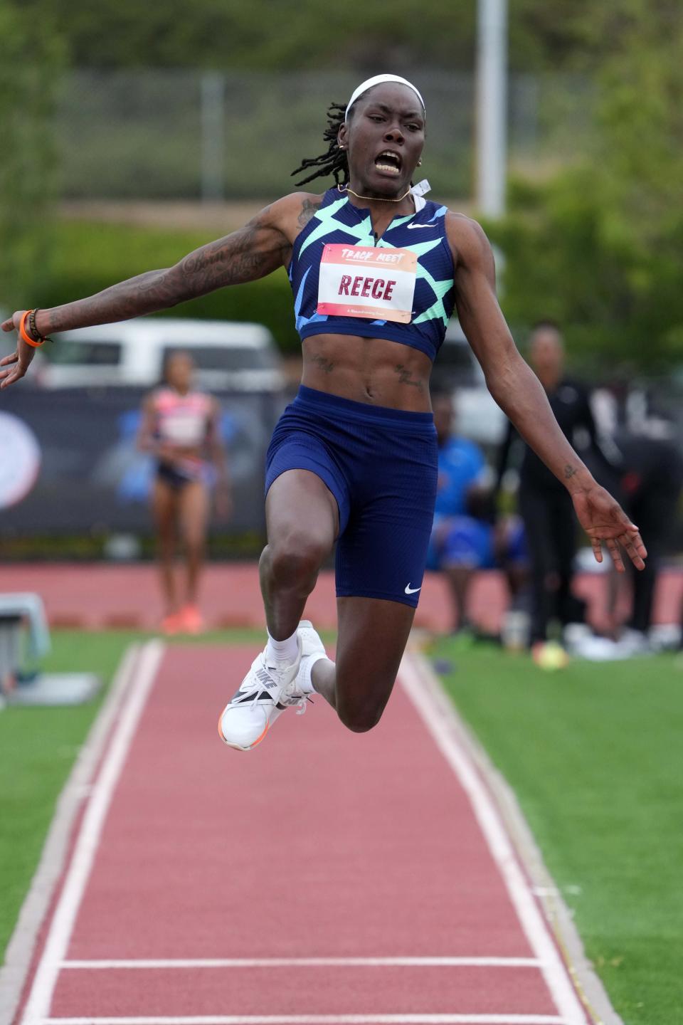 Brittney Reese, who qualified for her fourth Olympics in June, won gold in the long jump at the 2012 London Olympics, then took the silver at the Rio Games.
