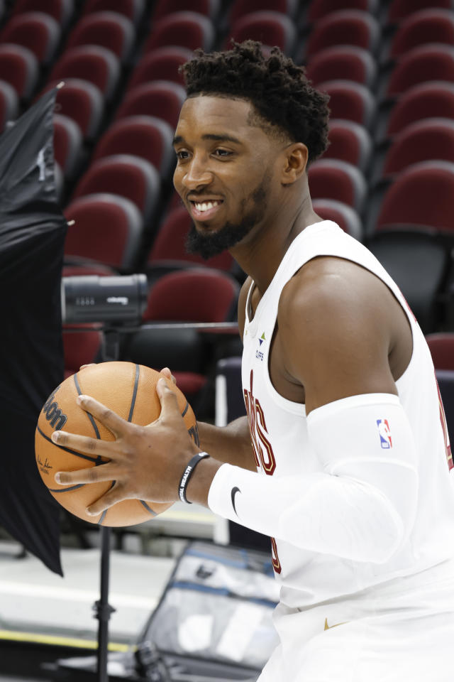 Cavs Unveil Donovan Mitchell Bobblehead presented by SeatGeek