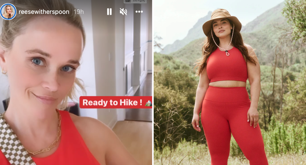 Ready to hike': Reese Witherspoon wears red-hot hiking outfit