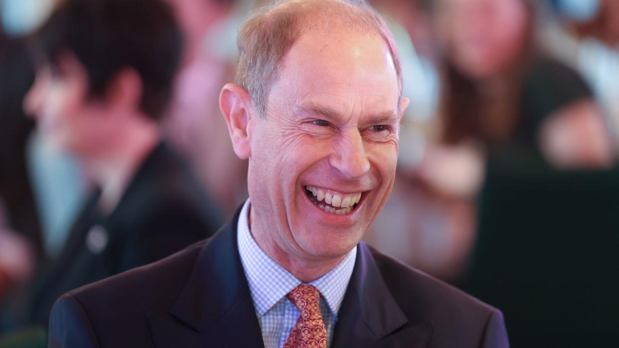 Prince Edward smiling