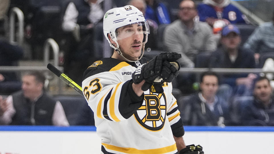 Bruins forward Brad Marchand is known for his fiery antics. (AP Photo/Frank Franklin II)
