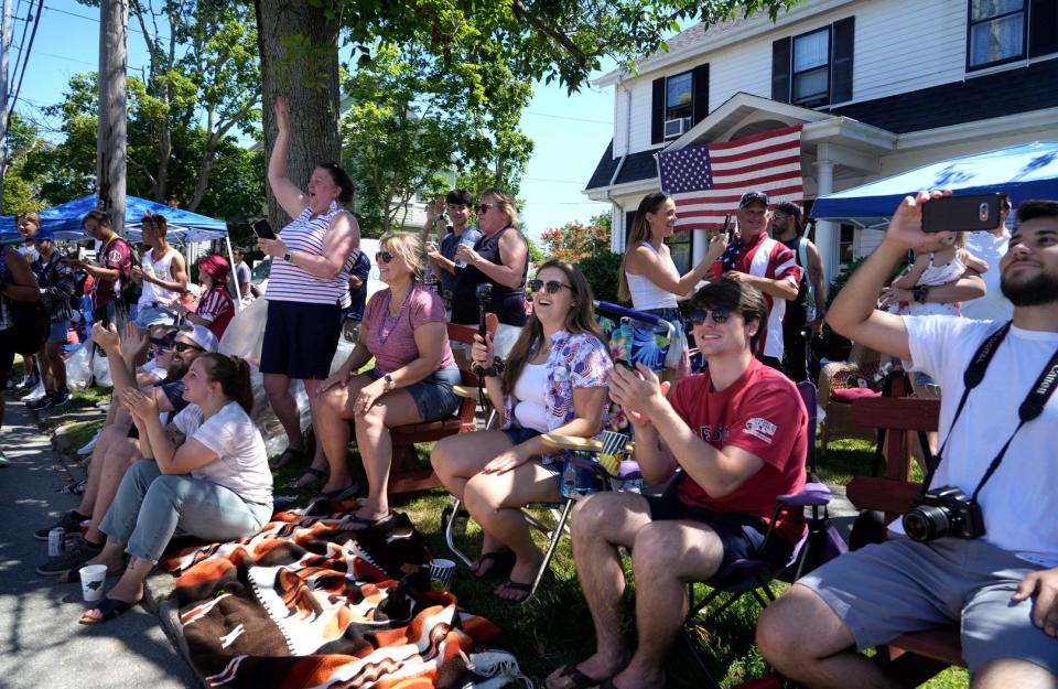 Crowds line the route for Bristol’s 237th Fourth of July Parade.