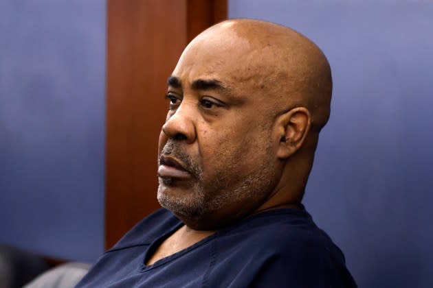 Duane "Keffe D" Davis appears in court in Las Vegas in February. - Credit: Bizuayehu Tesfaye-Pool/Getty Images