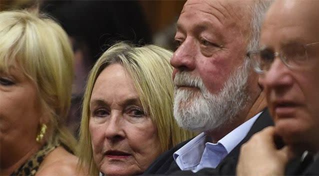 June and Barry Steenkamp in court. Photo: AAP