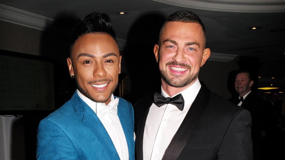 Marcus Collins & Robin Windsor atThe Stonewall Equality Dinner - 28 Mar 2015