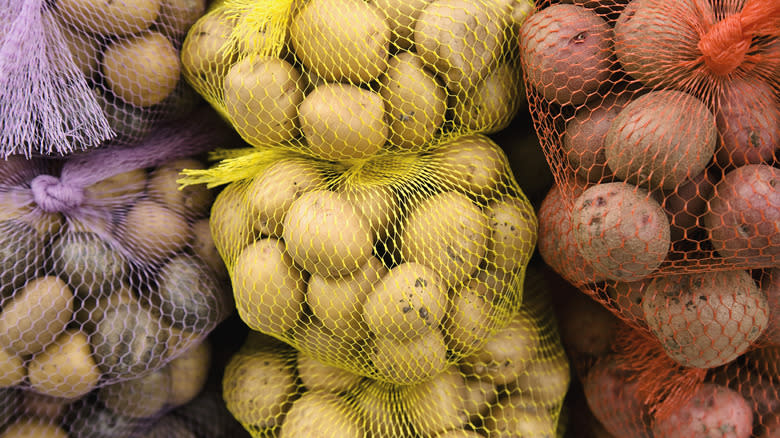 Different types of potatoes