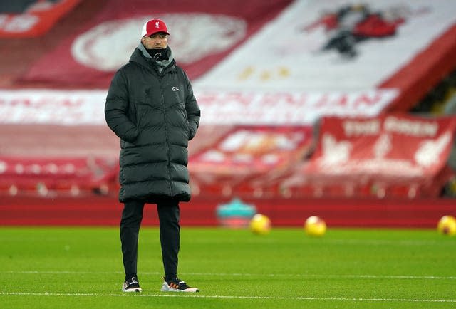 Liverpool manager Jurgen Klopp will be keen to return to winning ways against Manchester United.