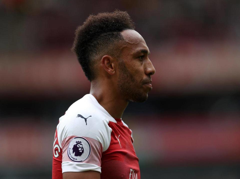 Aubameyang is content to play out wide (Getty)