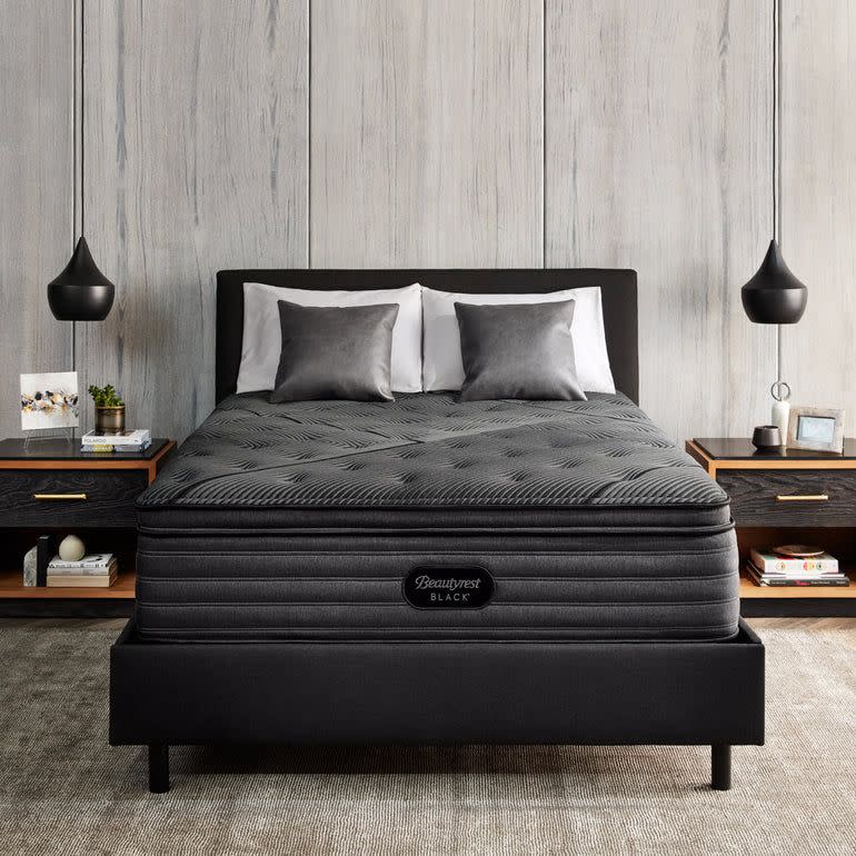 <p><a href="https://go.redirectingat.com?id=74968X1596630&url=https%3A%2F%2Fwww.beautyrest.com%2Fproducts%2Fblack-mattress&sref=https%3A%2F%2F" rel="nofollow noopener" target="_blank" data-ylk="slk:Shop Now;elm:context_link;itc:0;sec:content-canvas" class="link ">Shop Now</a></p><p>Beautyrest Black</p><p>beautyrest.com</p><p>$1949.00</p>