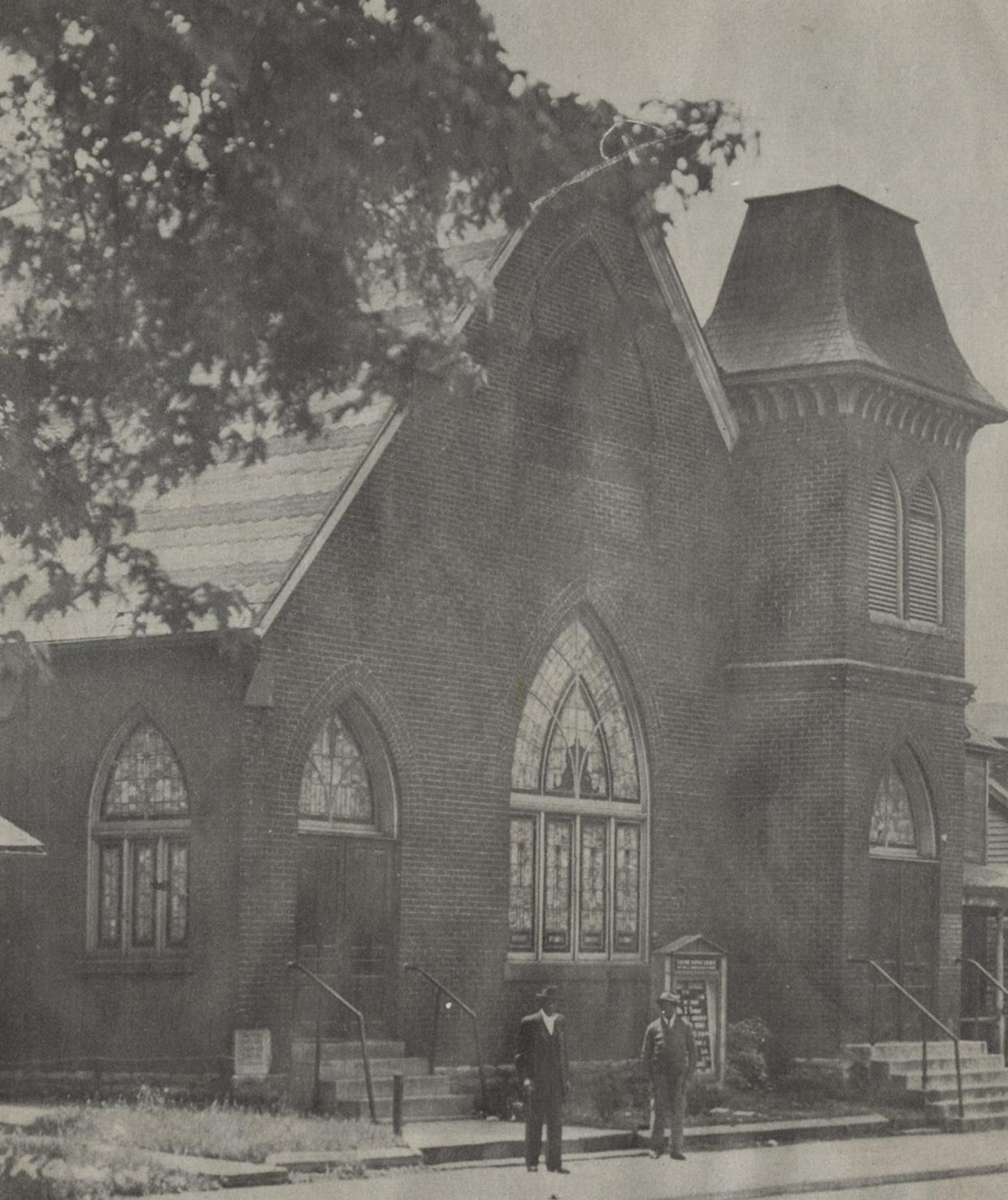 Muncie's Second (Calvary) Baptist Church was established in 1872 and pastored by John Broyles.