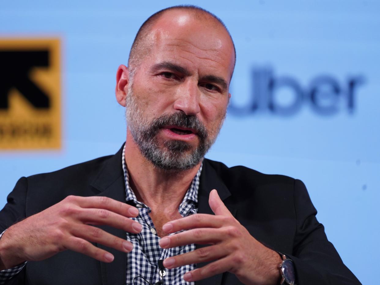 Dara Khosrowshahi, the CEO of Uber, completed about 100 trips and deliveries while moonlighting as a driver.