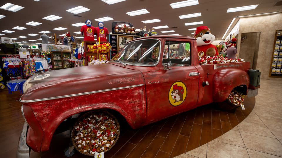 The Buc-ee's beaver can be found in nearly every corner of the store, often as a stuffed animal. - Courtesy Buc-ee's