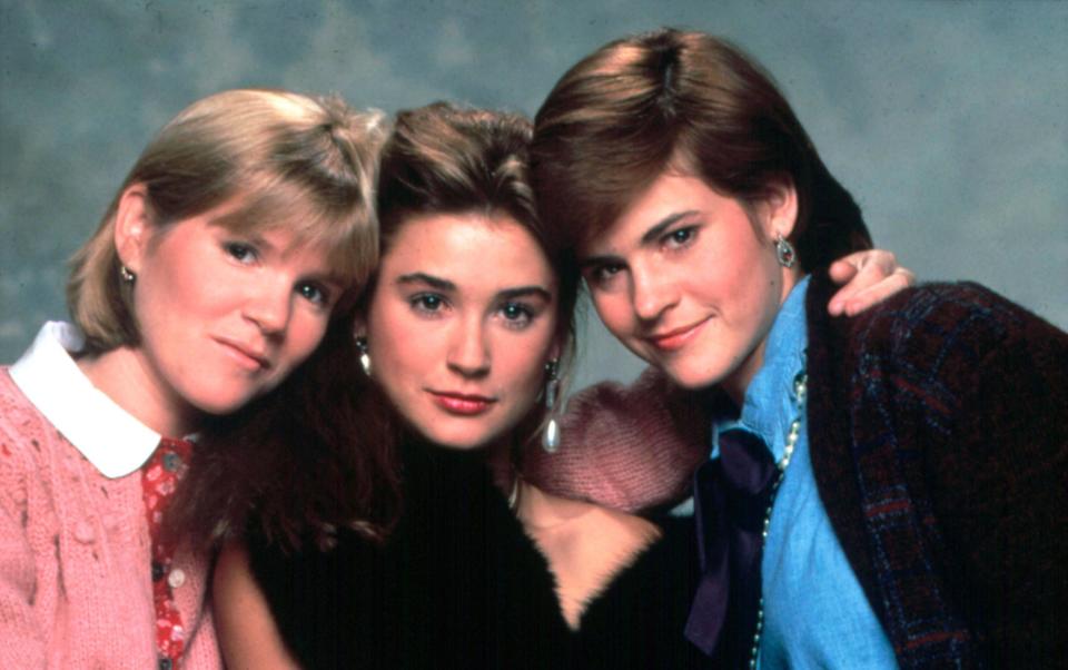 Mare Winningham, Demi Moore and Ally Sheedy