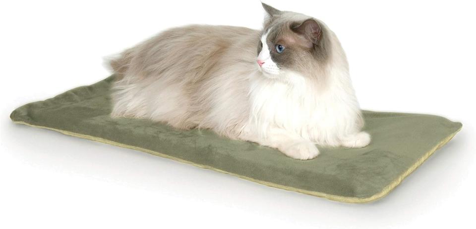 K&H Pet Thermo-Kitty Mat in sage