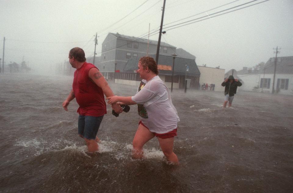 Hurricane Fran devastated much of Eastern North Carolina, including Carolina Beach, after slamming ashore in September 1996.