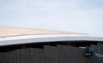 Cycling - 2016 Rio Olympics Test Event - Olympic Velodrome - Rio de Janeiro, Brazil - 26/6/2016 - Workers finish the Velodrome during media visit. REUTERS/Sergio Moraes