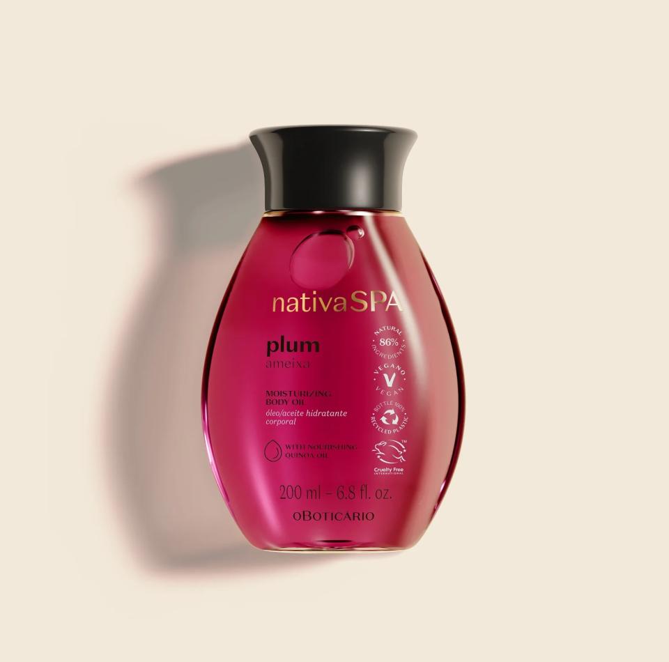 Nativa SPA Plum Moisturizing Body Oil Smells Great & Helps Dry Skin