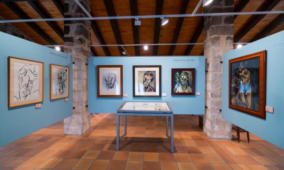 Display at Centre Picasso museum in Horta, Catalonia, Spain.