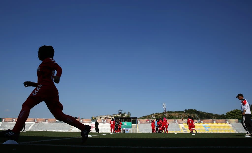 Afghan Players Evacuated (Copyright 2021 The Associated Press. All rights reserved.)