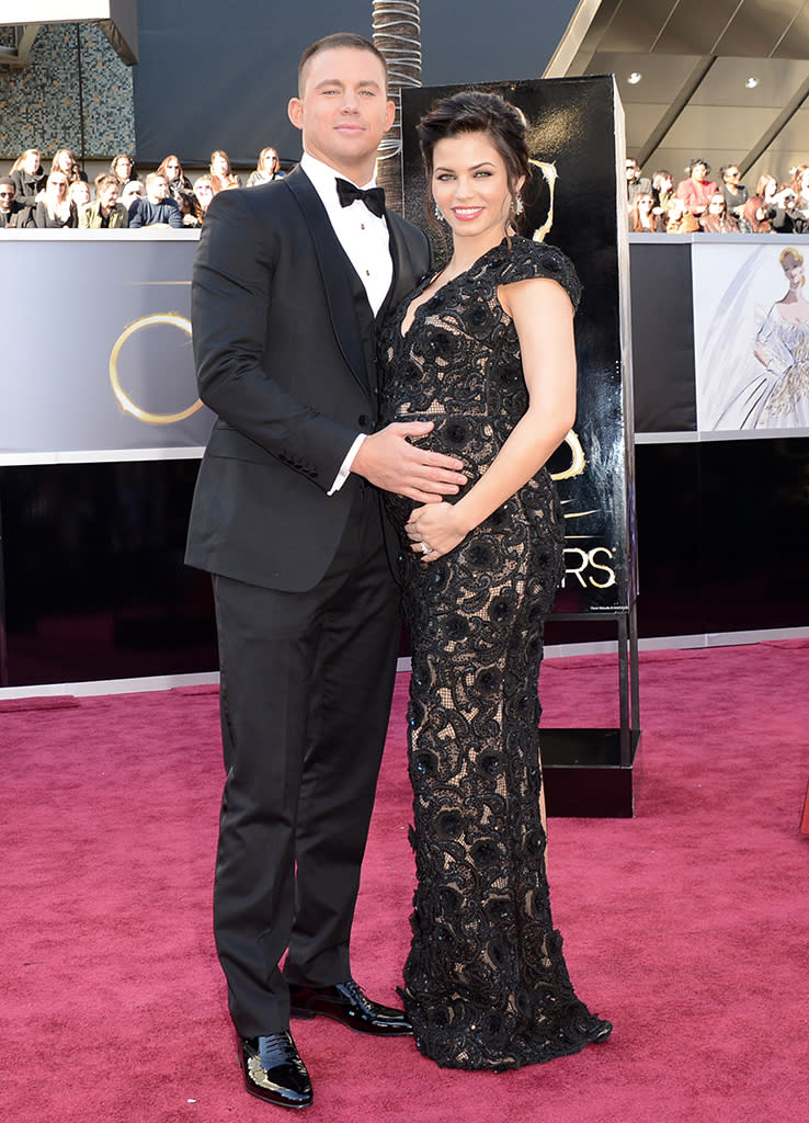 Best: Being pregnant on the red carpet isn't easy. First, you have to wear heels and are surrounded by women who are rail thin. But Jenna Dewan-Tatum proves that it's not just that baby glow that makes you stand out on the red carpet. Her gorgeous lace gown showed her growing baby bump and having Channing Tatum on your arm always helps.