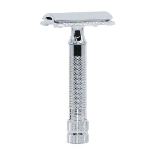 Merkur Mk34c Double Edge Razor with Heavy Duty Short Handle