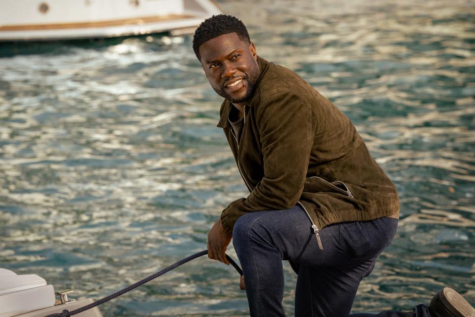 Kevin Hart stars in Netflix's new comedy-heist film "Lift." He's also a producer on the movie.