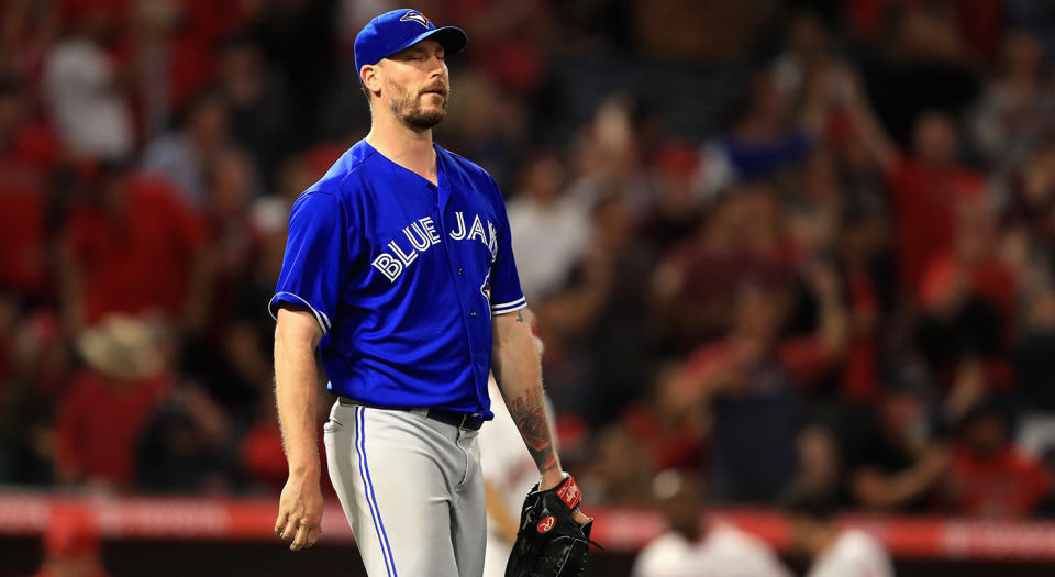 John Axford is now a member of the L.A. Dodgers. (Sean M. Haffey/Getty Images)