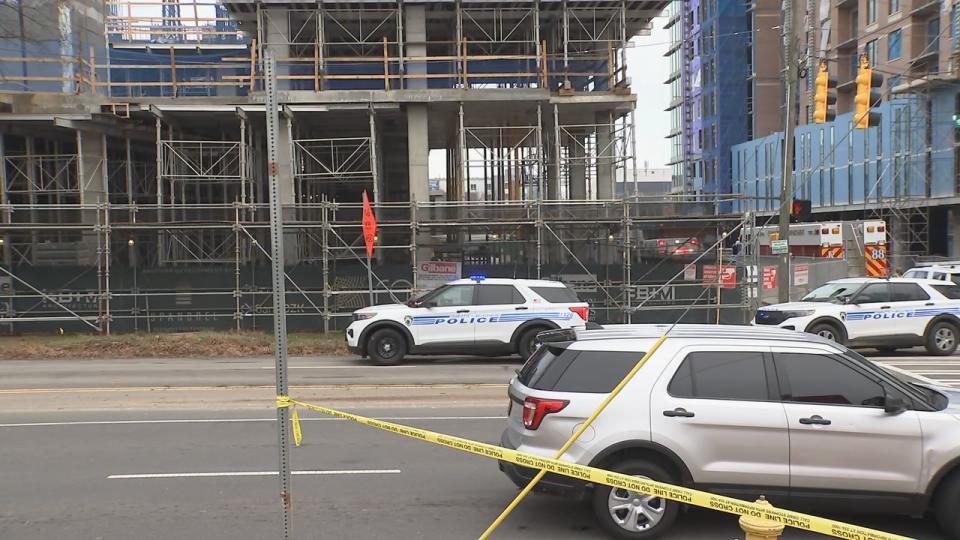 Three construction workers died after falling 70 feet from collapsed scaffolding in Dilworth, Charlotte Fire confirmed. It happened just after 9 a.m. Monday at a construction site on East Morehead Street, near Euclid Avenue, firefighters said.